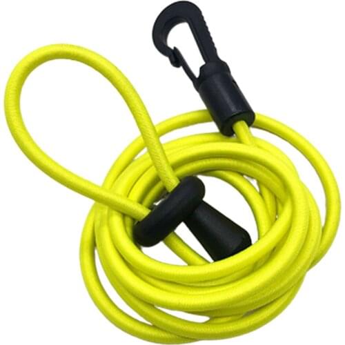 2xKayak Paddle Leash Boat Fishing Rod Safe Cord Holder Fluorescent Yellow