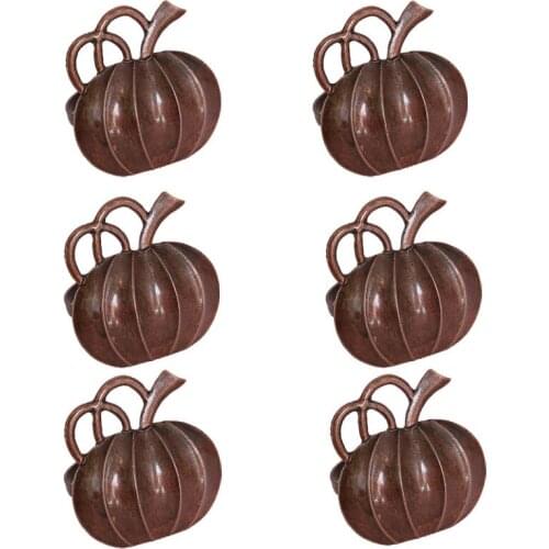 6pcs Vintage Halloween pumpkin metal napkin buckle napkin ring napkin ring napkin ring