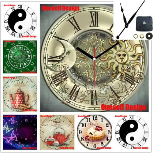 New Style clock Diamond embroidery Full Set Flower Clock 5D diamond mosaic Sale Diy Diamond Painting Full Square Wall sticker