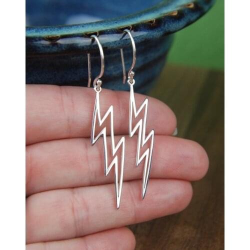 Сережк необычн Large Lightning Bolt Earrings Cloud Nature Weather Women Fashion Earring Studs Christmas Gift Stud