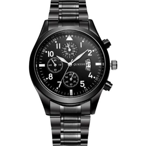 2021 New Mens Watches Top Luxury Brand Sport Waterproof Date Chronograph Stainless Steel Quartz Watch Men Relogio Masculino