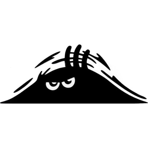 DIY Reflective Waterproof Fashion Funny Peeking Monster Car Sticker vinyl decal decorate sticker car styling hot selling