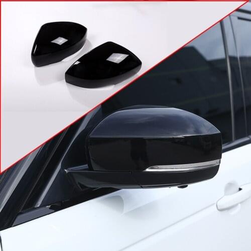 For Range Rover Sport RR Sport 2014-17 For Land Rover Discovery 4 2010-16 Gloss Black ABS Car Side Rearview Mirror Cover Trim