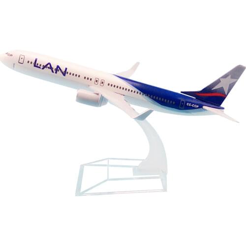 16cm Alloy Metal Air Chile Lan Airlines Boeing 737 B737 Airways Plane Model Airplane Diecast Aircraft Gift