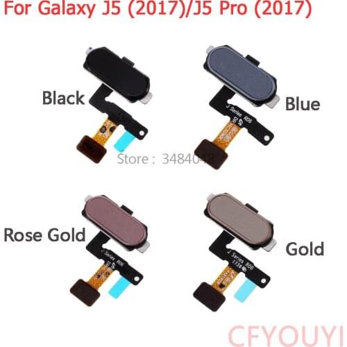 Original Fingerprint Home Button Flex Cable Part for Samsung Galaxy J5 2017 J530 / J5 Pro (2017)