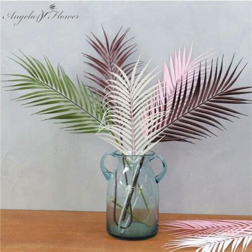 Nordic leaves Simulation of scattered tail sunflower leaves loose tails decor home wedding flower arrangement props iron leaf