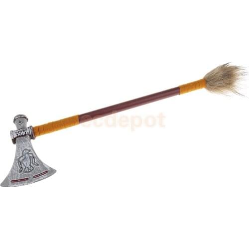 Plastic Battle Axe Party Cosplay Pirate Fancy Dress Funny Pretend Play Toy Photo Prop