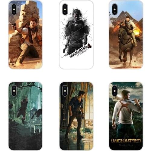 For Samsung A10 A30 A40 A50 A60 A70 M30 Galaxy Note 2 3 4 5 8 9 10 PLUS TPU Transparent Cases Cover NECA Uncharted 4 A thief end