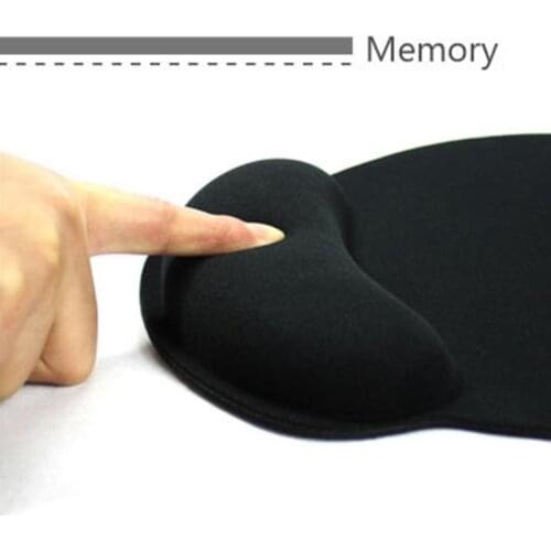10 inch Mouse Pad Wrist Rest Mice Pad Memory Foam Non-Slip Free Cleaning Mouse Pad Wrist Support for Computer PC Laptop