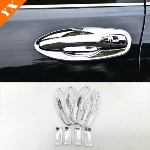 2015 2016 2017 2018 For Nissan Navara NP300 Car Door Protector Handle And Door Bowl ABS Chrome Auto Exterior Styling Accessories