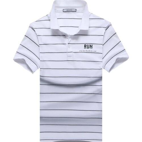 2021 Short-sleeved t-shirt mens lapel cotton 2021 summer new mens polo shirt mens shirt leader half sleeves