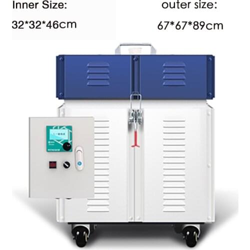 0.05cbm 220v 6kw medium high temperature electric kiln pottery DIY firing household intelligent controller mini electric kiln