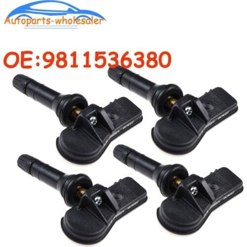 4 pcs/lot Car 9811536380 TPMS Tire Pressure Monitor Sensor For Peugeot 207 301 308 3008 408 508 5008 For Citroen C4 C5 DS4 DS5