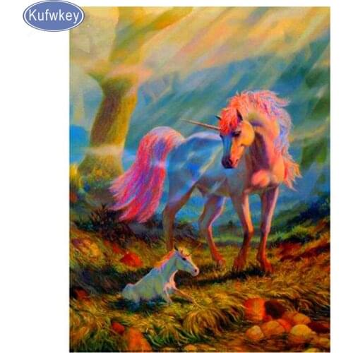 Full Square drill 5D DIY Diamond painting horse Diamond Embroidery sunrise diamond Mosaic Cross Stitch Rhinestone home decor