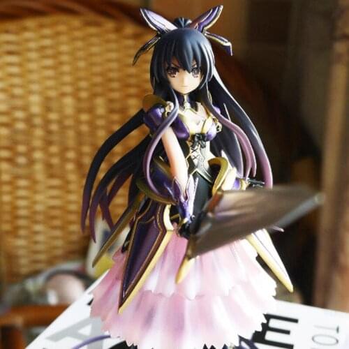 17CM Anime DATE A LIVE Yatogami Tohka Combat Form PVC Figurine Action Figure Doll Model Toy Birthday Gift Movie Collection