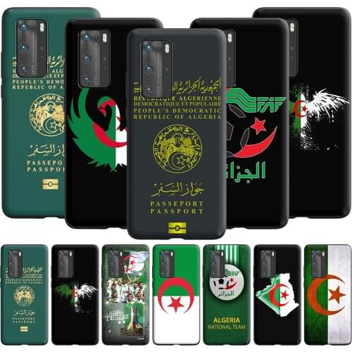 Algerian Algeria Passport Case for Huawei Mate 10 20 Lite Y6 Y7 Y9 Y6P P Smart S Y5P Y8P 2019