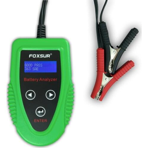 12V Car Battery Detector Lcd Battery Analyzer Car Charge Diagnostic Tool Wet Battery Scanner