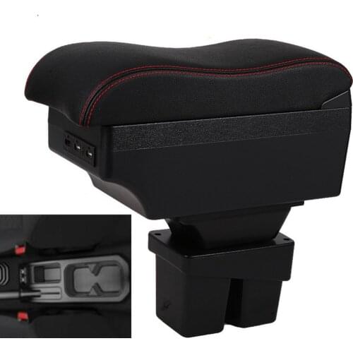For Suzuki jimny armrest box USB Charging heighten Double layer central Store content cup holder accessories