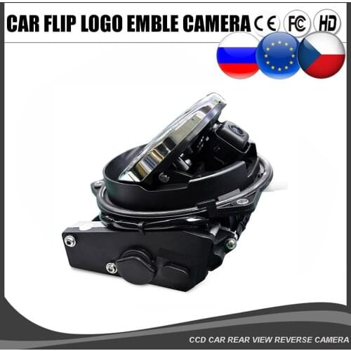 Flip Emblem Reverse Camera Dynamic Track Badge Rear View backup for VW Polo Golf MK5/6/7/8 B6 B7 B8 Passat cc Bettle T-ROC EOS
