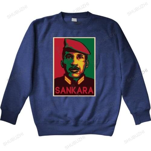 Cotton sweatshirt male hoody Men Funny sweatshirt Thomas Sankara Graphic men hoodies Man crew neck hoodie