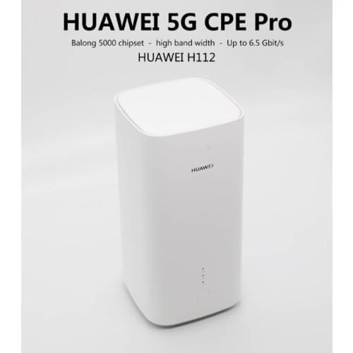 Huawei 5G CPE Pro(H112-372)5G NSA+SA(n41/n77/n78/n79),4G LTE(B1/3/5/7/8/18/19/20/28/32/34/38/39/40/41/42/43) CPE Wireless Router