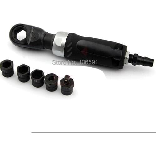 Mini pneumatic, pneumatic transmissive sleeve wrenches, threading ratchet wrench, pneumatic piercing gear wrench