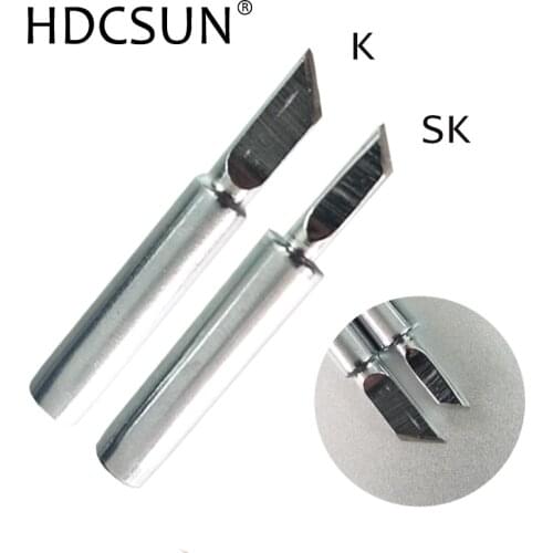 10Pcs/lot high quality 900M-T-K/SK Soldering iron tip 900M-T-K SK for Saike aoyue yihua 936 852d+ 909D solder tip