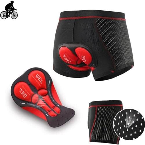 Unisex Cycling Underwear Upgrade 5D Gel Sponge Pad Mountain Bike Shorts Shockproof Breathable Road Mtb Downhill Riding Clothing