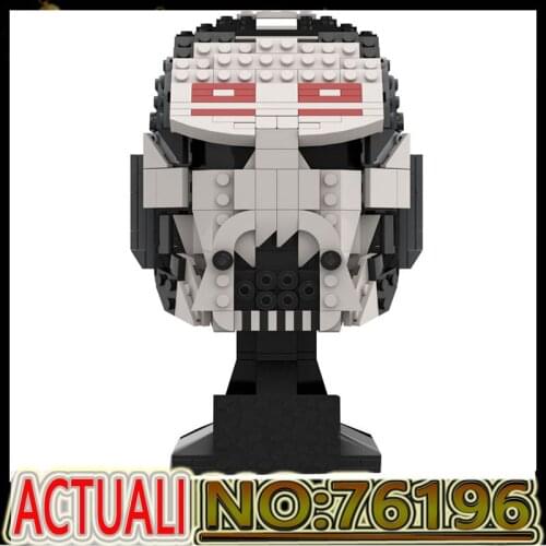 New 532PCS Bad Batch Helmet MOC-76196 Building Blocks Space Wars Collection Model Bricks Kids Toys Boy Christmas Birthday Gift