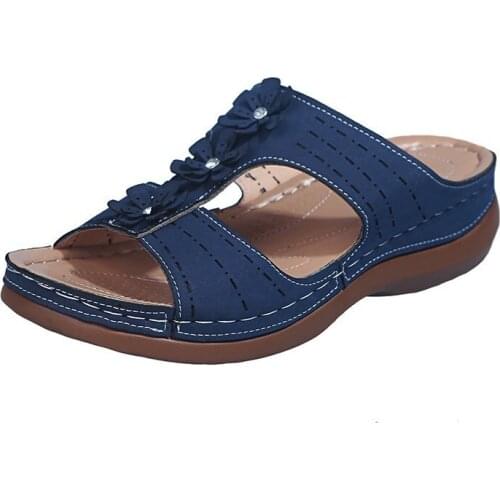 Orthopedic Flat Sandals Women Men Bunion Corrector Low Heels Walking Sandals Buckle Toe Corrector Open Toe Sandalias De Mujer