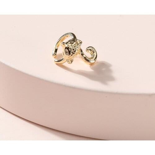 LUNA CHIAO Women Fashion Jewelry Cute Animal Fox Shape Cuff Earrings for Women