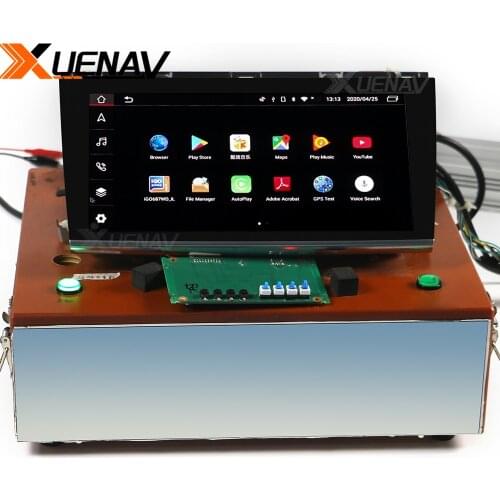 XUENAV 2din Android System Car Video Interface box For-Audi A6 A7 A8 Q8 2018+ Car GPS Navigation HD TV Decoder
