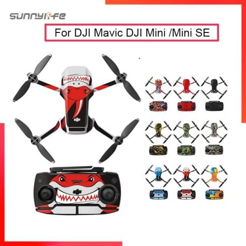 Protective Film PVC Stickers for Mavic Mini SE /Mini Remote Controller Decals Full Cover Skin Sticker Set for DJI Accessories