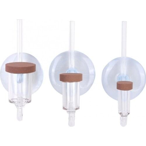 Aquarium Acrylic U-tubes Suction Cups CO2 Diffusers Carbon Dioxide Check Valve Reactor Regulator Fish Tank Live Plant