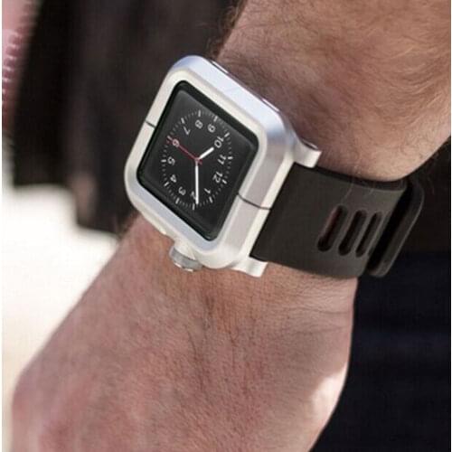 Aluminium Case & Silicone Strap Band Suit for Apple Watch iWatch 38/42mm Series 5 4 3 2 1