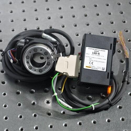 DGM60-ARAK Oriental stepper motor hollow electric turntable indexing plate can rotate 360 degrees aluminum sliding table