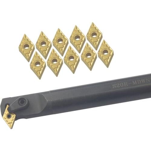 1pc S20R-MDWNR11 S32T-MDWNR15 Internal Turning Tool Holder DNMG11/15 Carbide Inserts Lathe Bar CNC Cutting Tools Set