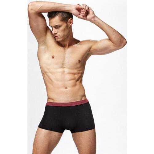 Hot sale brand Soft Breathable Modal Men Underwear Shorts U convex mens Pants Sexy comforty