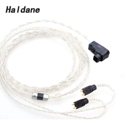 Haldane HIFI 1.2m RSA/ALO Balanced Silver Plated Headphone Upgrade Replacement Cable for MH-NH205 FitEar MH334 MH335DW togo334