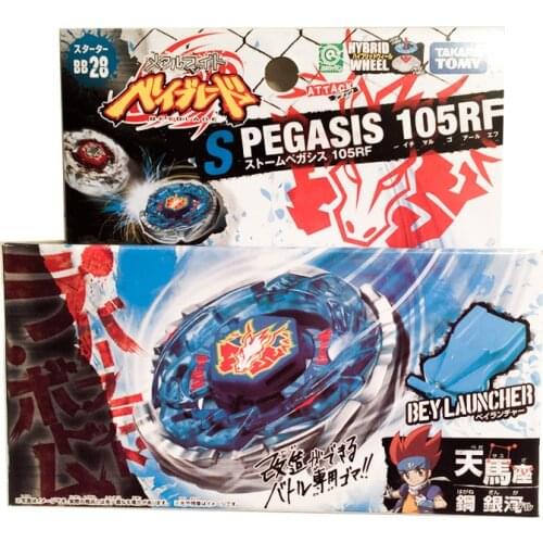 Takara Tomy Beyblade Burst Turbo Metal Fusion Toys BB28 Storm Pegasis Japan Version Spinning Toys for Kids