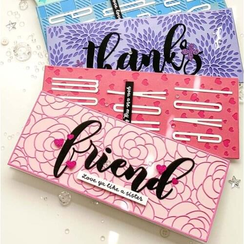 Water Drop Flower Coverplate Card Frame Scrapbook Die Cuts Decorative Embossing Papercard Crafts Die 2021