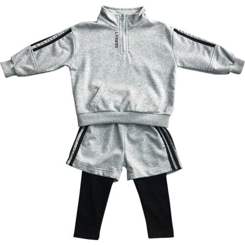 Lapel Spring Autumn Childrens Clothes Suit Boys Sweatshirts + Pants 2pcs/Set Kids Teenage Top School Beach Boy Clothing