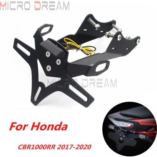 For CBR1000 RR Motorcycle Rear License Plate Holder Bracket Light Tail Tidy Fender Eliminator For Honda CBR1000RR 2017-2019 2020