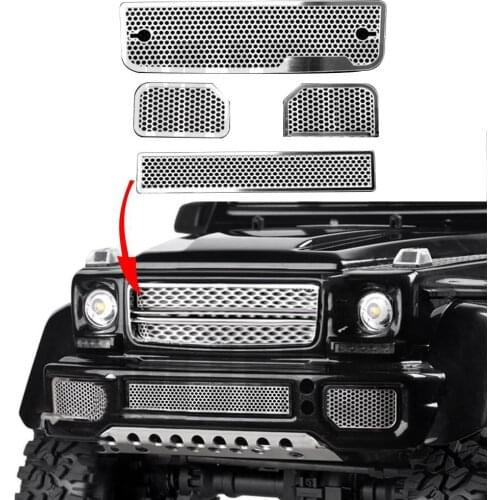 Metal non-slip air intake grille for 1/10 Rc tracked vehicles Traxxas TRX4 G500 TRX6 G63