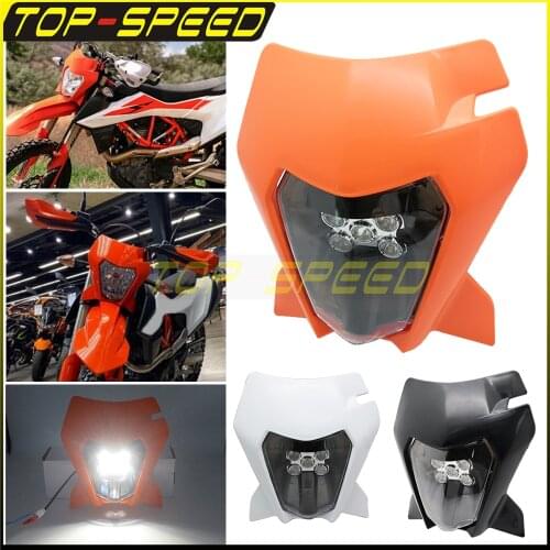 Motocross 12V LED Dirt Bike E8 Emark Headlight For 350 EXC-F 500 EXC 500 EXC six days 150 XC-W 250 XC-W 300 XC-W