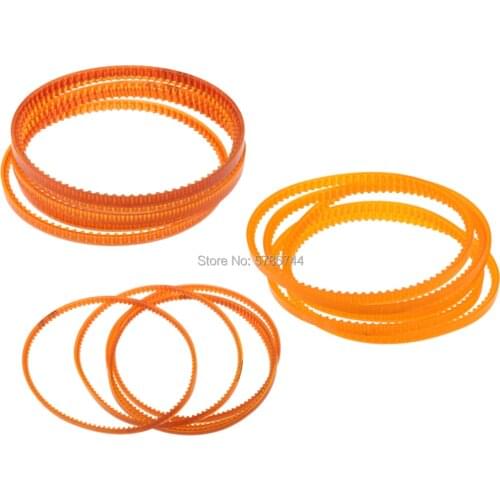 Motor belts Lug belt orange color single side belt for Broter,Necchi,White,Elan,Singer,PFAFF,New home,Viking,Feiyue,Acme,etc