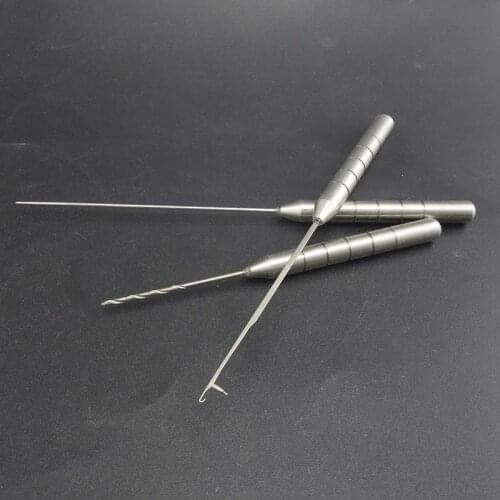 Shared With Fish 1Set with 3pcs Carp Fishing Tackle Tools Stainless Steel Fishing Rigging Bait Drill&Needle Combo Set Strong