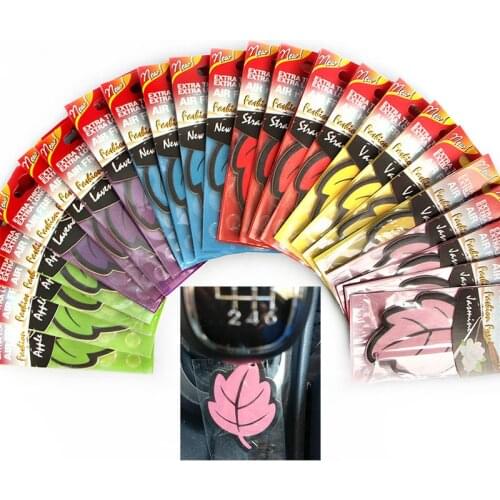 6pcs/lot Car Air Freshener Leaves Paper Hanging Car Accessories Interior Vehicles Auto Decoration Cars Air Freshener Ornament