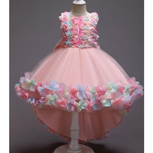 Kids Princess Dresses For Girls Clothing Flower Party Girls Dress Elegant Wedding Dress For Girl Clothes 3 4 6 8 10 12 14 Years