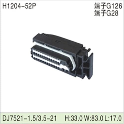 Free shipping 50pcs DJ7521-1.5/3.5-21 52Pin AMP Car Electrical Wire Connectors for VW,BMW,Audi,Toyota,NISSAN AND other